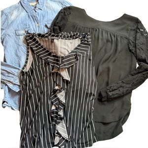 XS Women’s Top Bundle | LOFT + Banana Republic | 3 Pieces